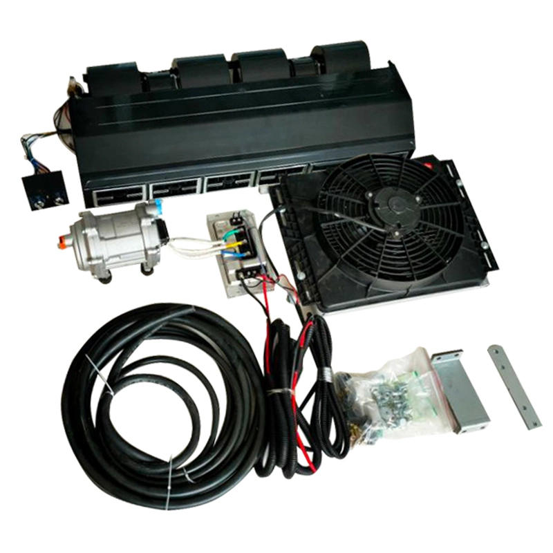 12 Volt Electric Air Conditioner Parking Cooler Auto AC Evaporator for Mini Car