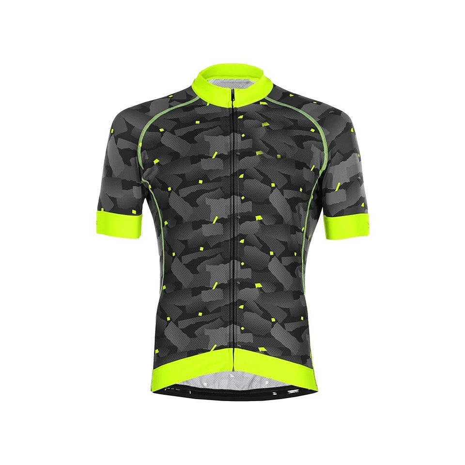 Fabricante Custom Sublimated transpirable tejido de ciclismo de ropa de carretera de la Jersey Camiseta corta de ciclismo de la línea PRO