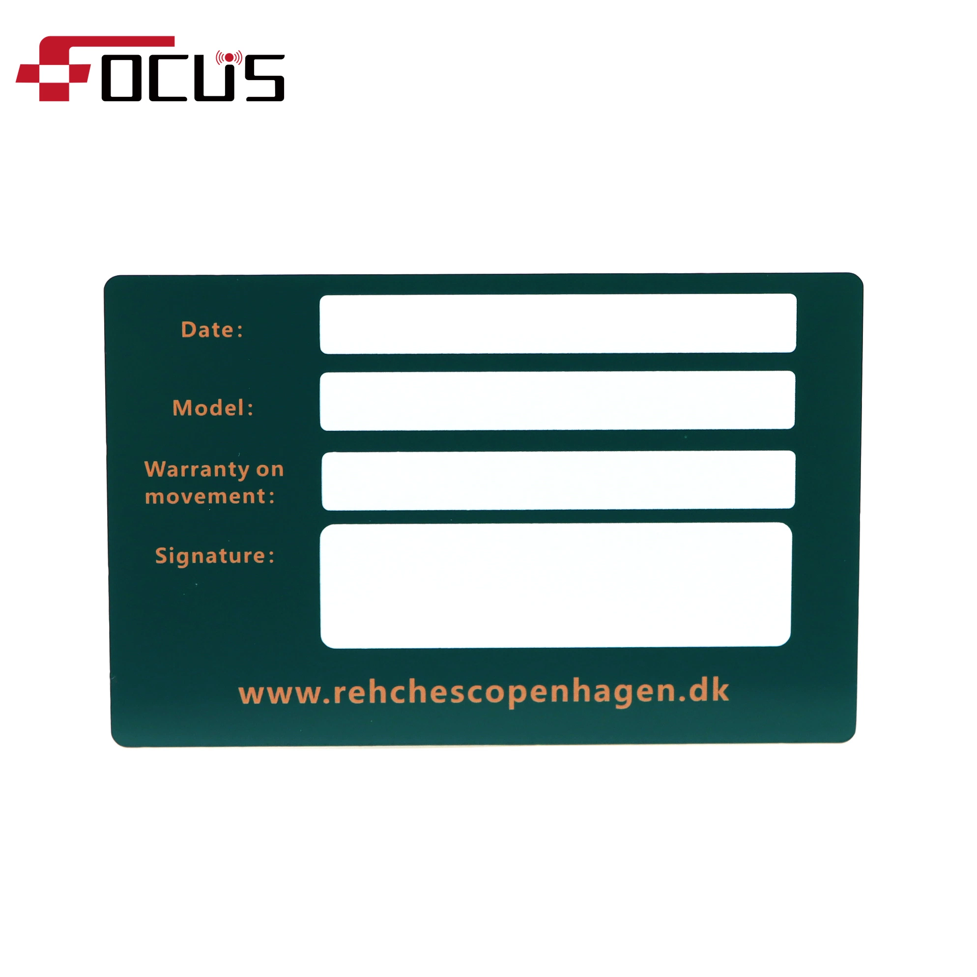 RFID Metal Black Card RFID Metal Access Card