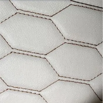 Hot Sales Quilted Leather Faux Leather for Car and Auto Upholstery with Embroidery and Sponge