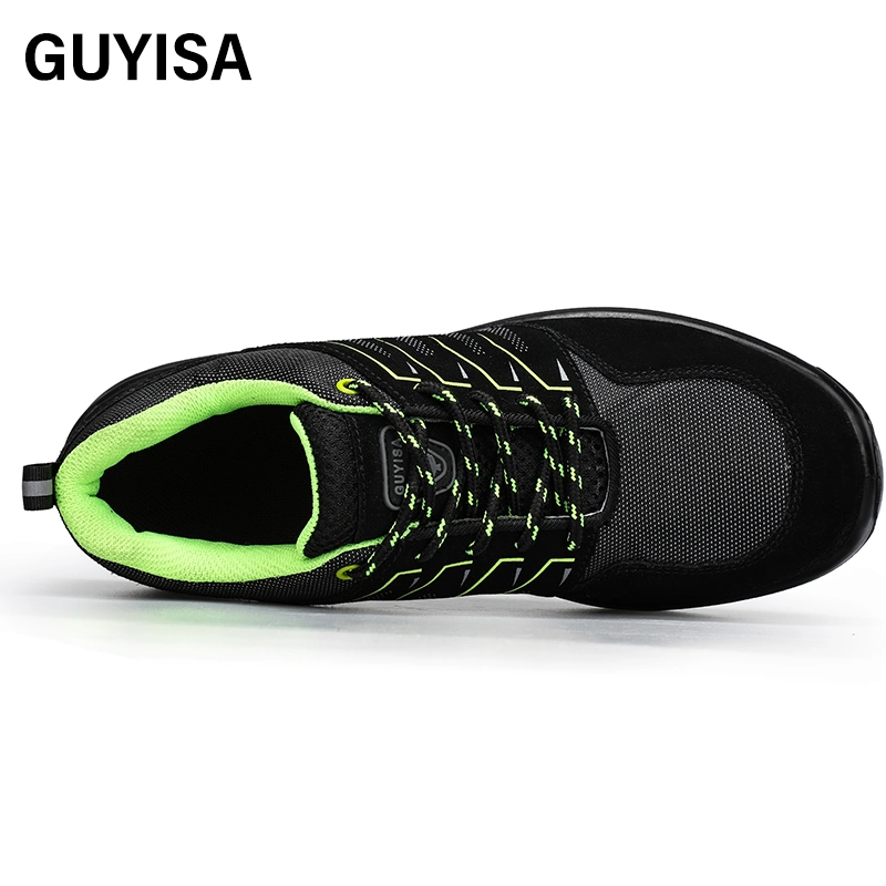 Guyisa Brand Fashion Industrial Protective Safety Shoes Breathable and Soft Work Safety Shoes