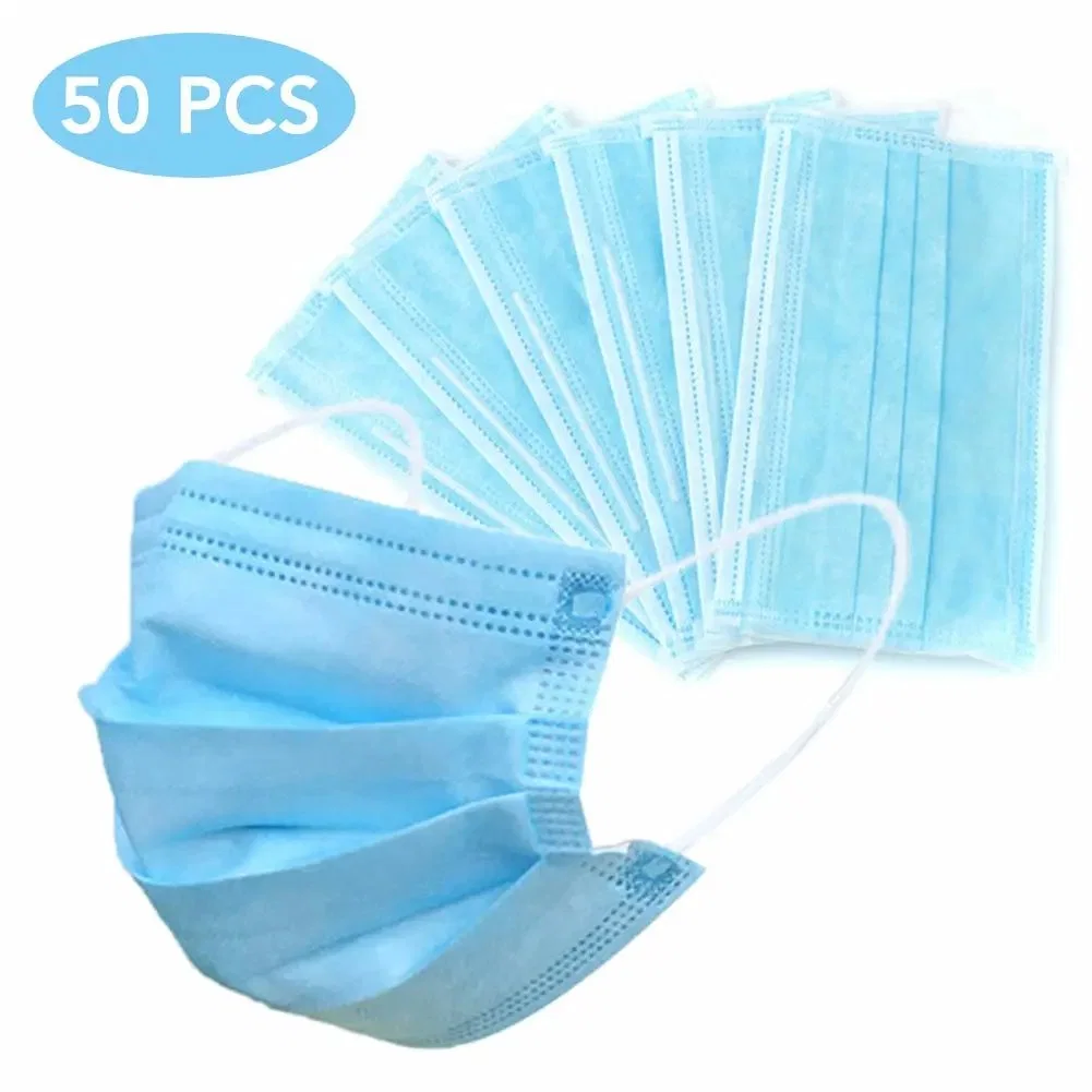 Quick Delivery 3ply Protective Disposable Face Masks Respirator