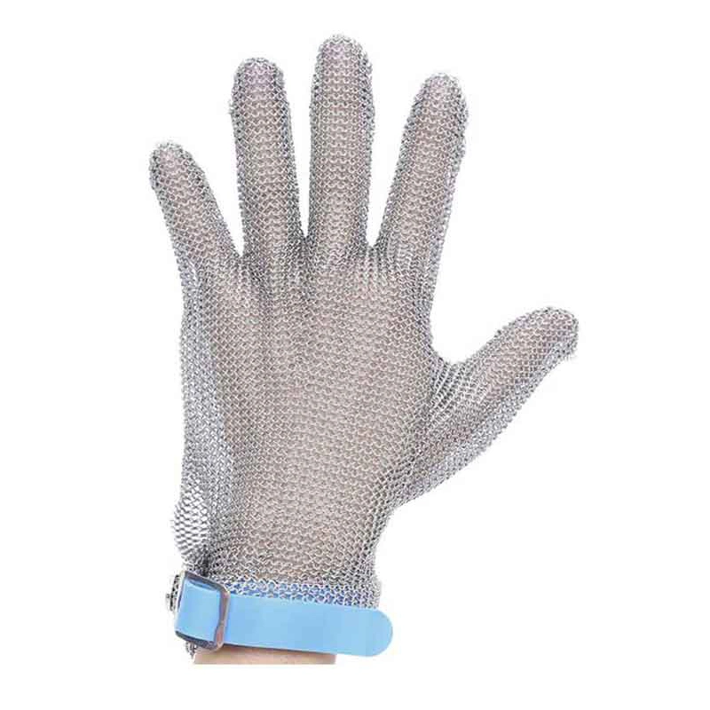 Stainless Steel Chain Mail Safety Gloves / Chain Mail Gloves for Butcher and Fishing