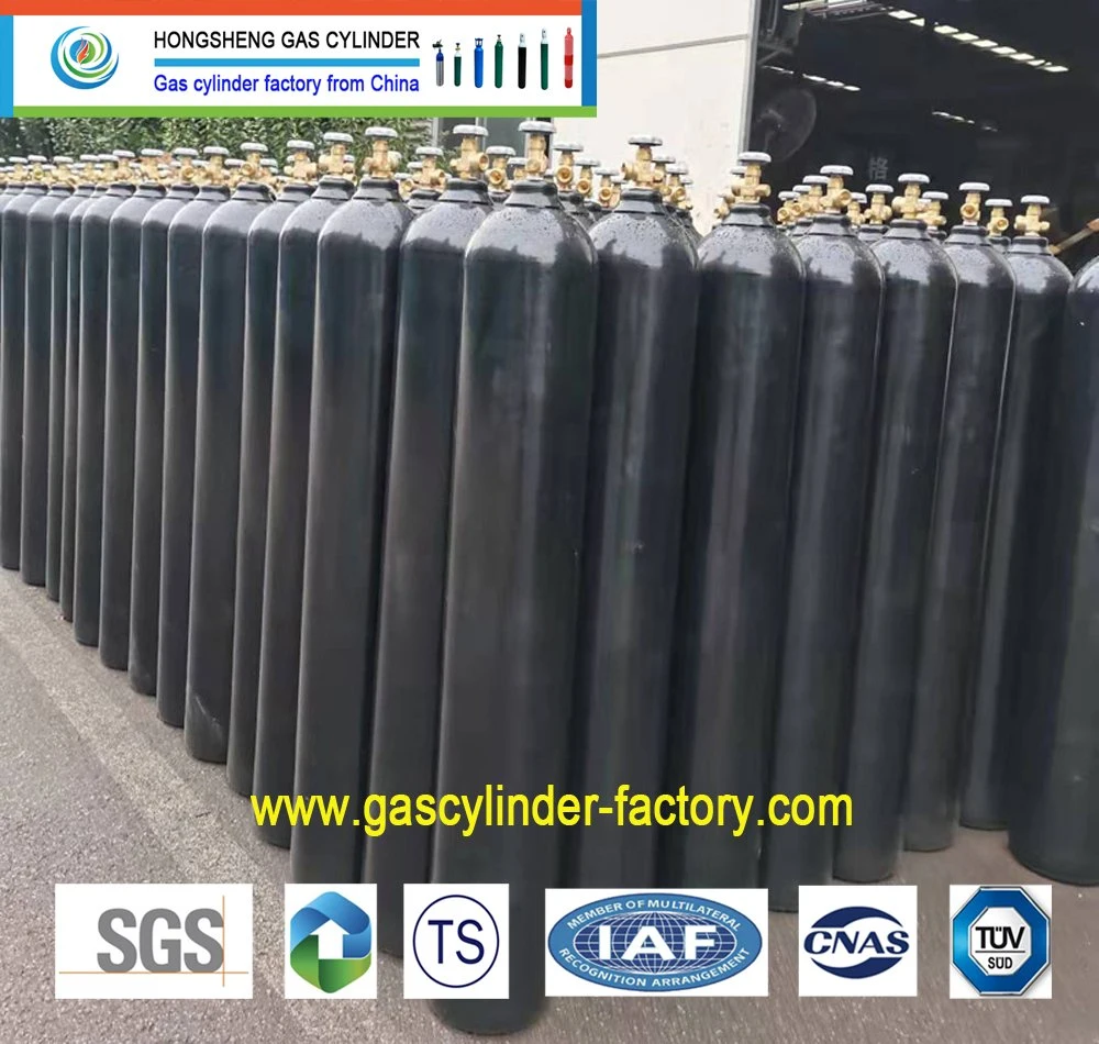 Oxygen Bottle/ CO2 / Argon/Nitrogen/Helium/Sf6/N2o/ Air Seamless Steel Gas Tanks