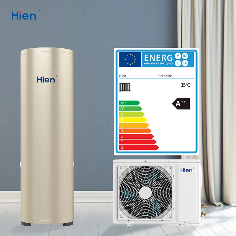 Bomba de calor de energia do ar do depósito de água esmalte HIEN LEasy 150L/200L Aquecedor de água para o mercado da Austrália