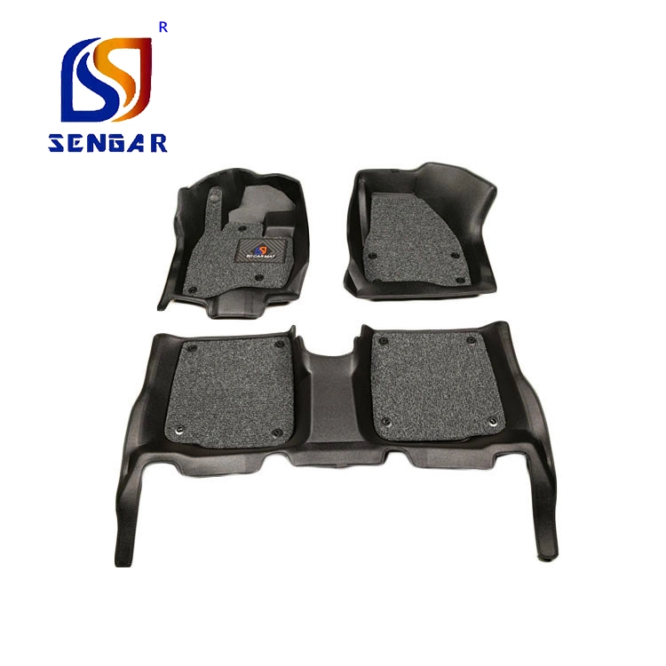 2021 Car Accessories Interior 5D Car Mats for Fortuner PVC/Plastic, PVC Surface &EVA/XPE &Anti Slip Fabric Full Set 3 PCS Tesla