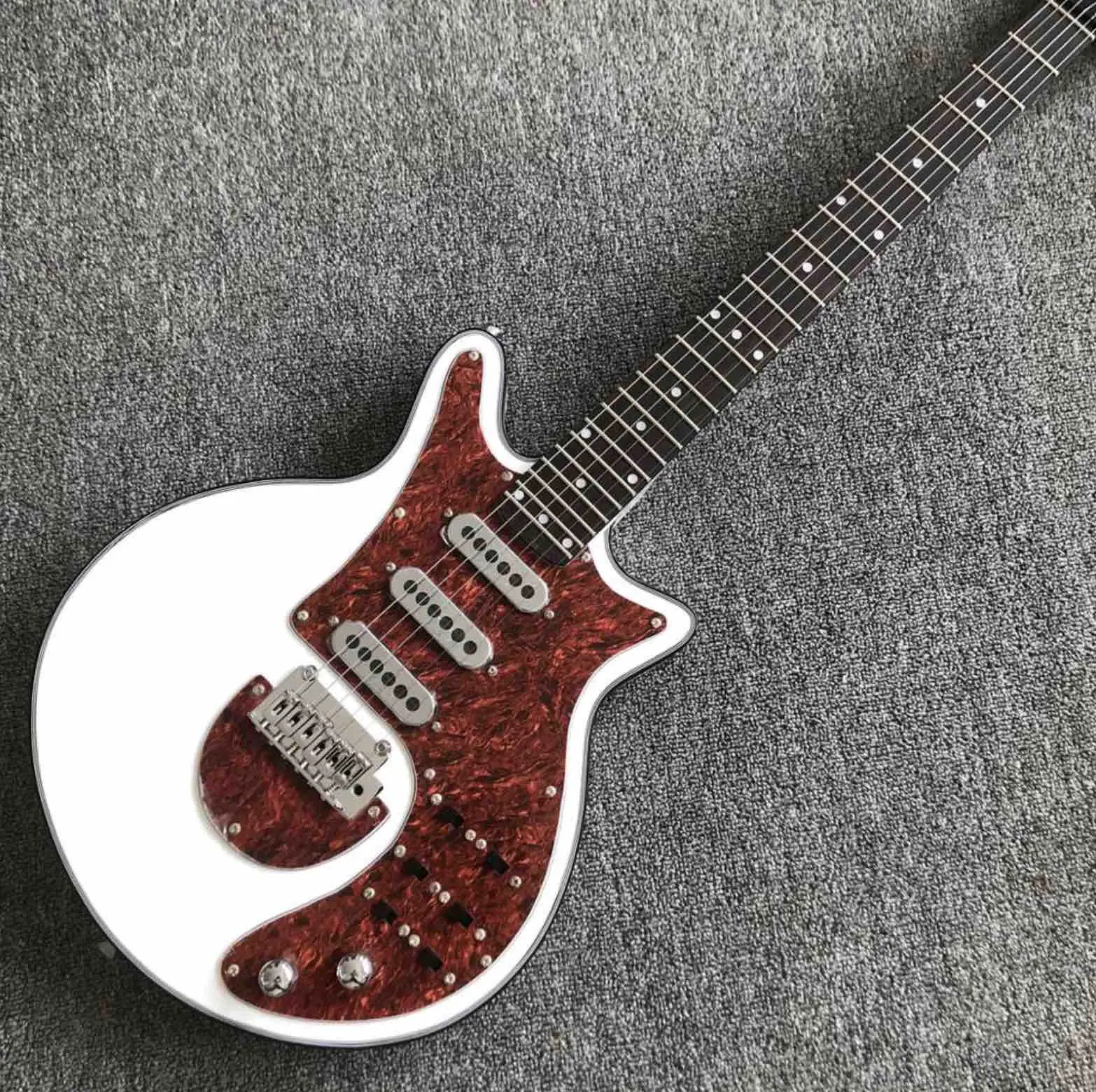 Brian May Vintage spécial personnalisé de couleur blanche 6 cordes de guitare électrique