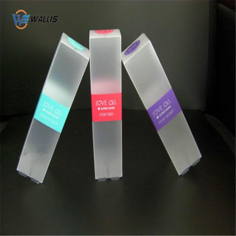 Clear Foldable Printing PVC PP Pet PS Plastic Cosmetic Lipstick Blister Package