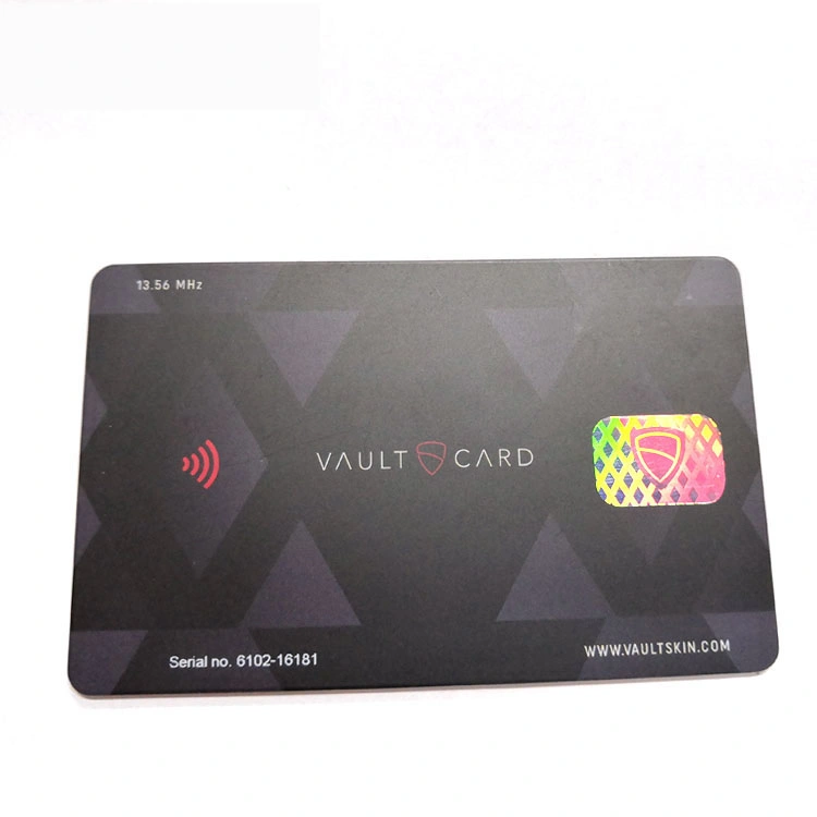 Custom High quality/High cost performance  RFID&#160; Blocking&#160; Card&#160; for Bank&#160; Cardprotection