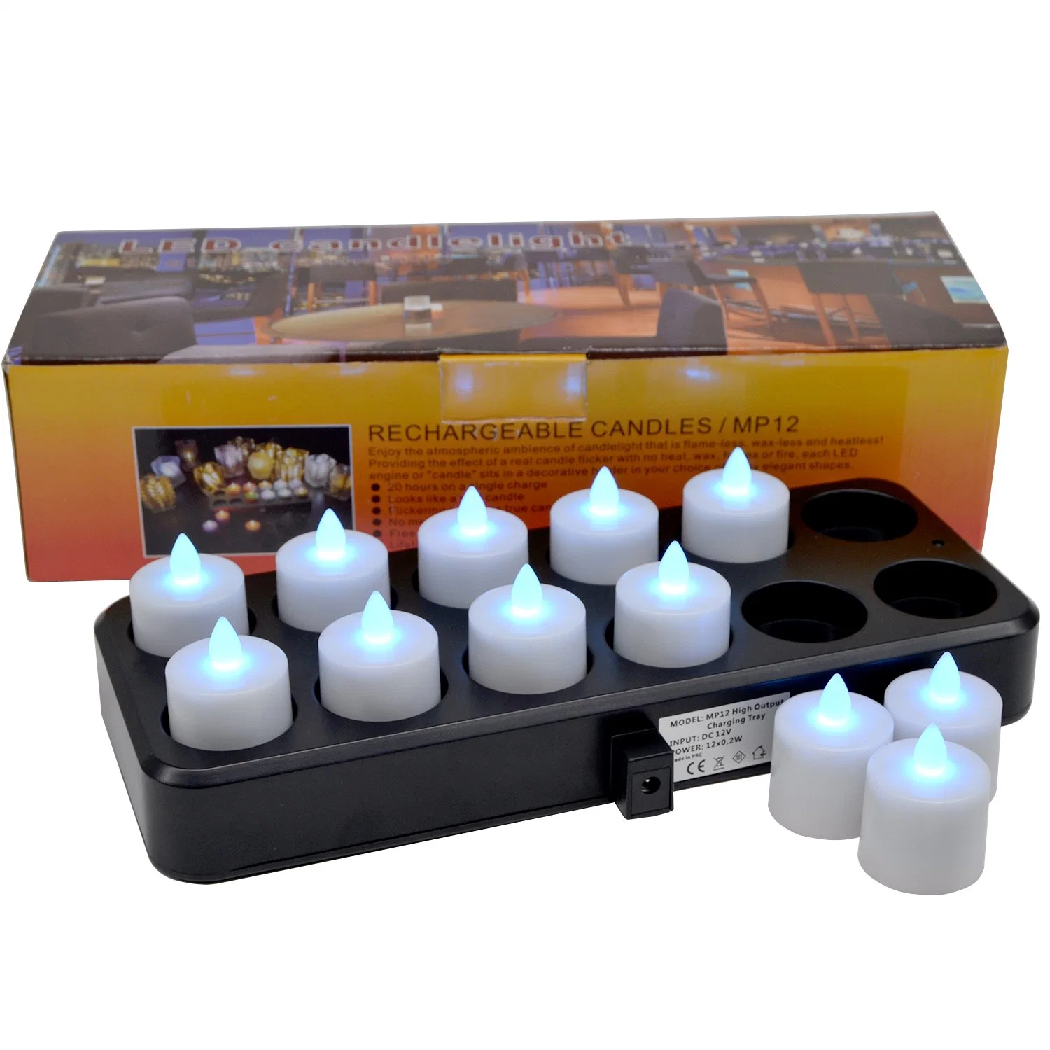 Romantic Color Changing LED Flameless Tealight Candles with Timer