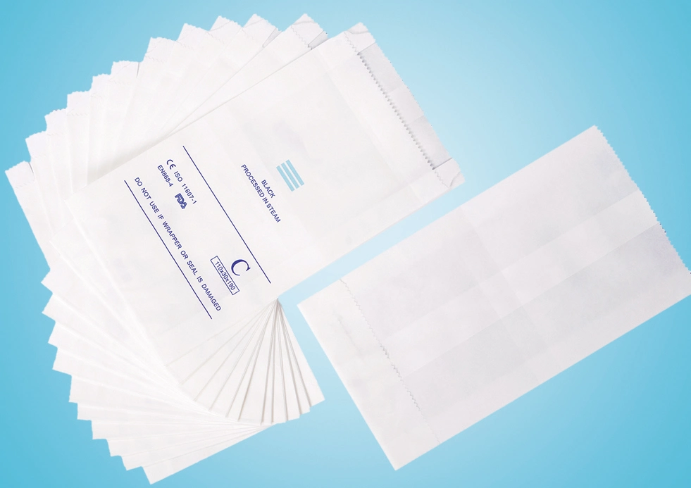 Medical Sterilization Paper Bags Gusseted