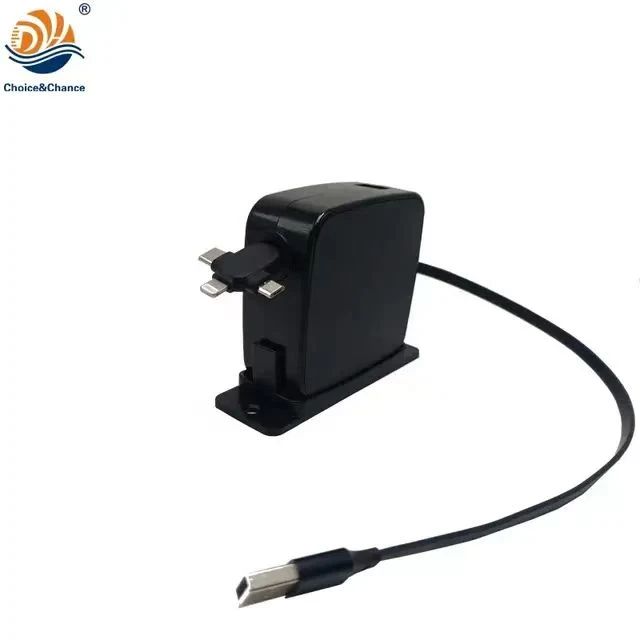 Wholesale/Supplier High quality/High cost performance  Retractable Extension Charger with 3 in 1 Adapter