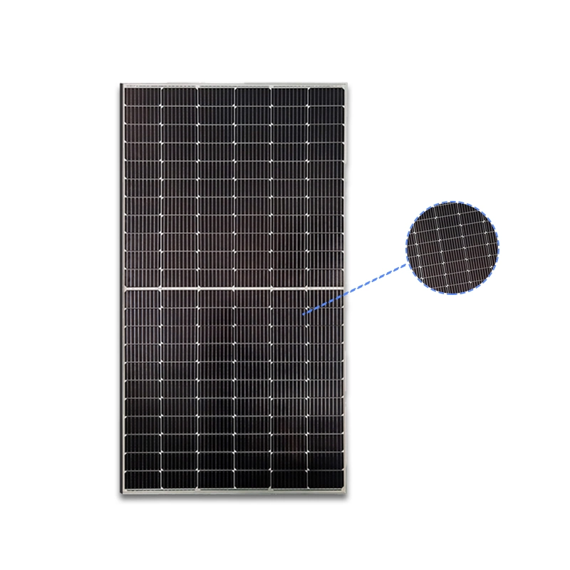 430W de aleación de aluminio anodizado Galss Half-Cut Mono Módulo Solar Panel sobre Grid 144PCS