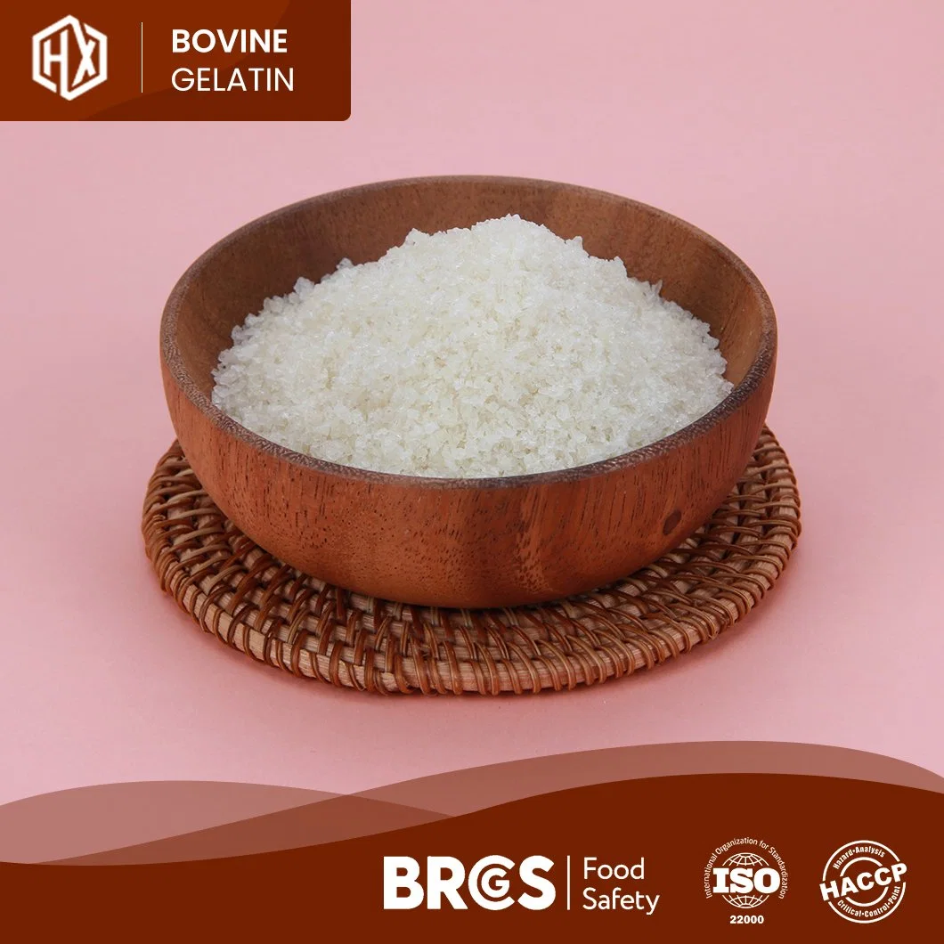 Haoxiang Quality Edible Bovine Skin Gelatin Free Sample Food Grade Halal Bovine Skin Gelatin China Supplier Free Sample Bovine Skin Food Grade Halal Gelatin