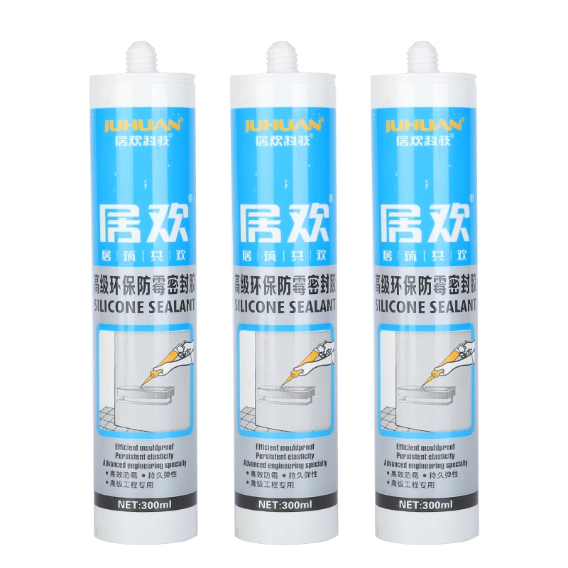 Cheap Price Acid Glass Glue White or Black Acidity Silicone Sealant