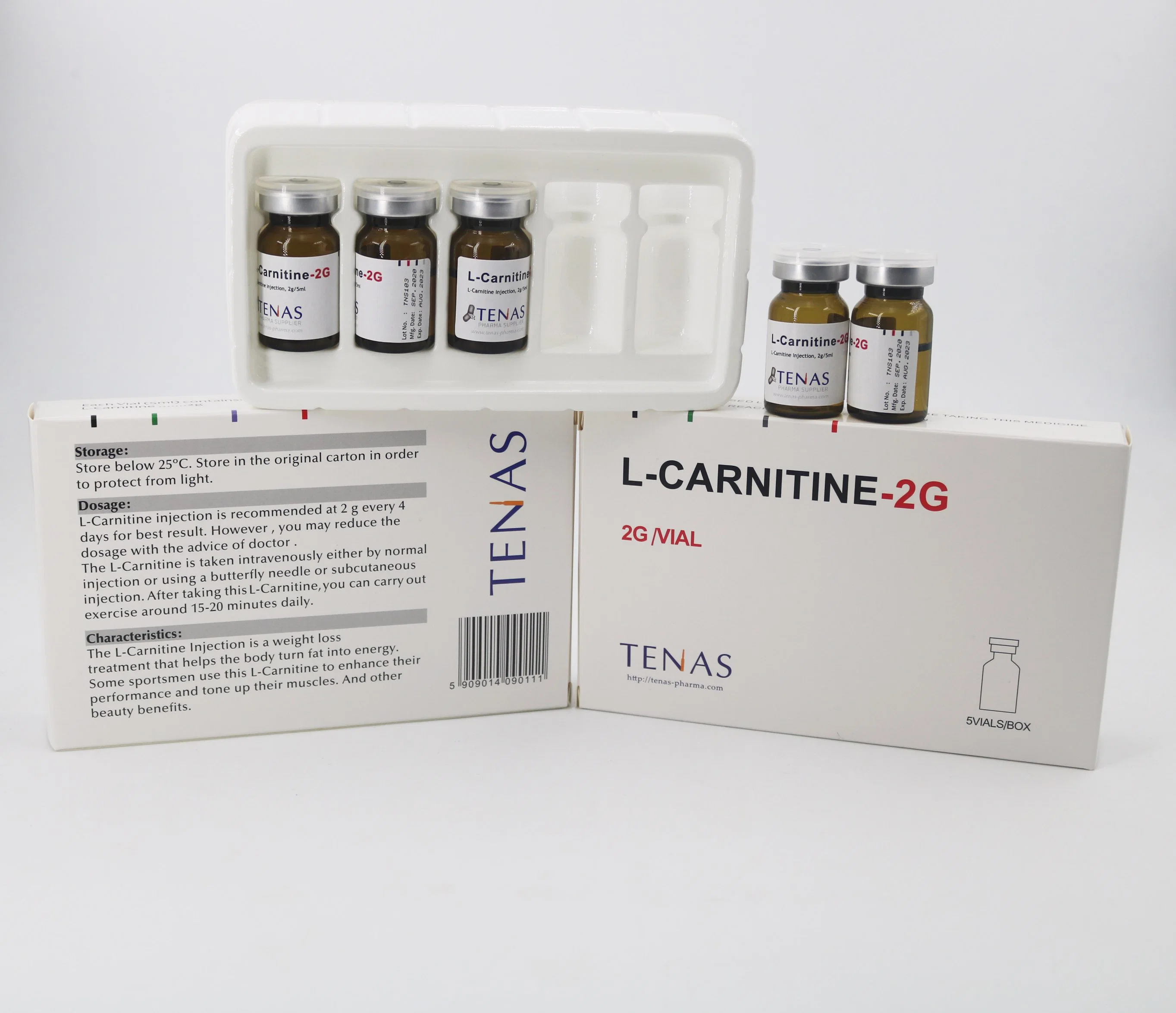 Best Quality Burning Fat Weight Loss L-Carnitine Injection 1.0g/5ml