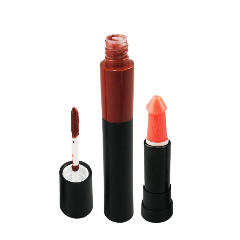 OEM Pilz Kopf Doppelkopf feuchtigkeitsspendende Lipstick Lip Gloss Verfärbung Matt, Haltbar