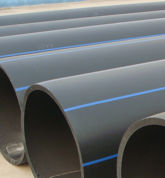 ISO4427 High Pressure Black PE Plastic HDPE Pipe Sizes Chart in Plastic Tubes