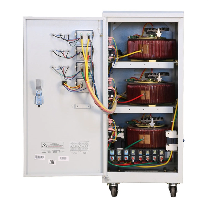 AVR SVC 220V 380V 3-Phase Automatic Servo Motor Voltage Stabilizer