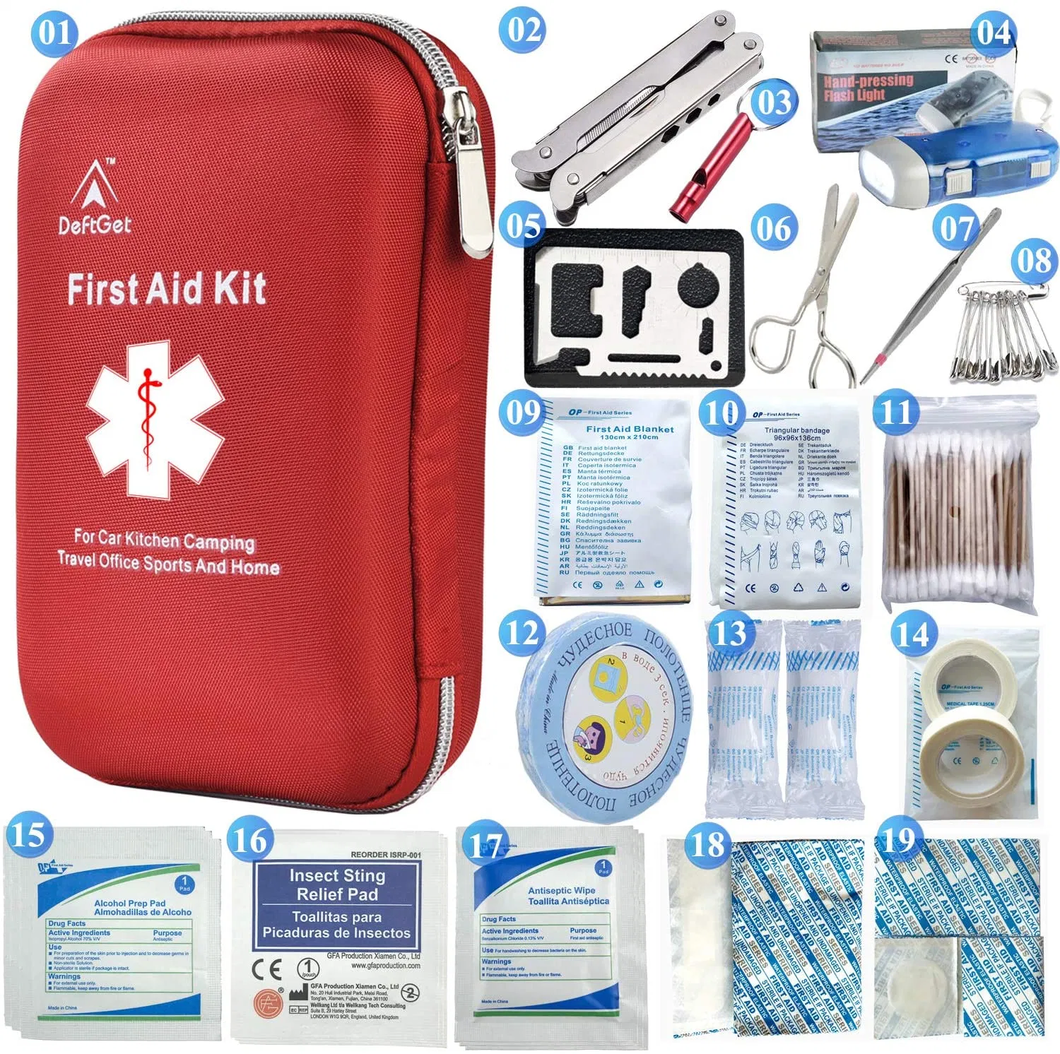 Individual Mini Brother Medical First Aid Kit Small Wound Dressing