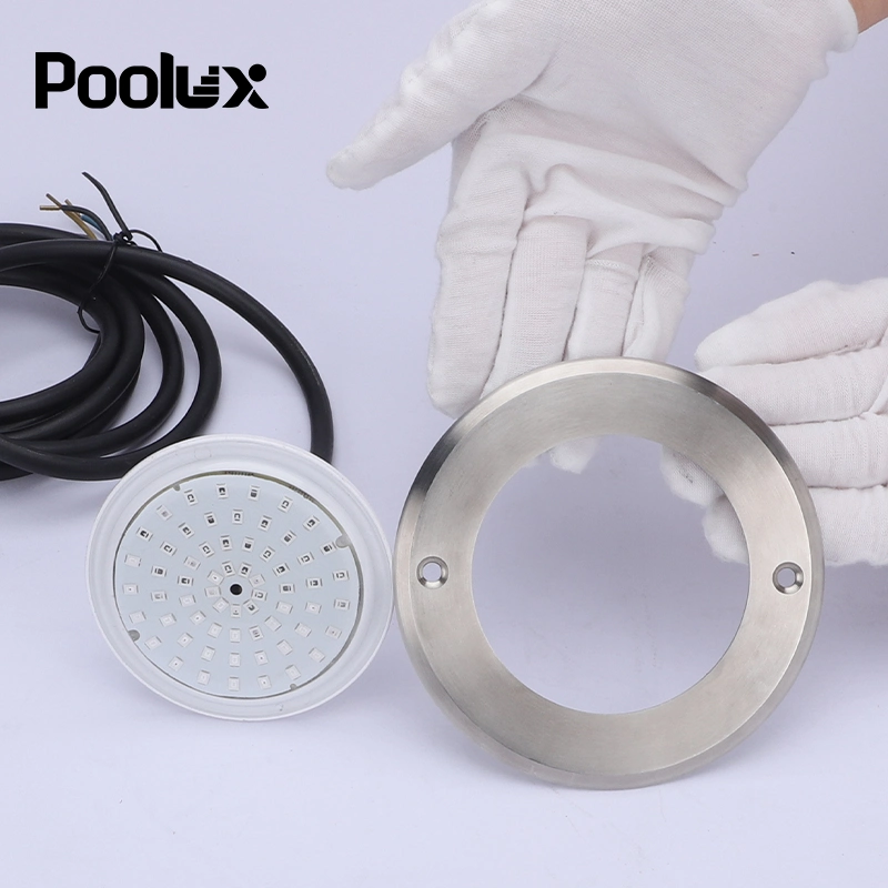 Poolux Mini 110 مم 6wtt Pool Light SMD DC Super Slim مصباح حوض سباحة تحت الماء LED 8 مم