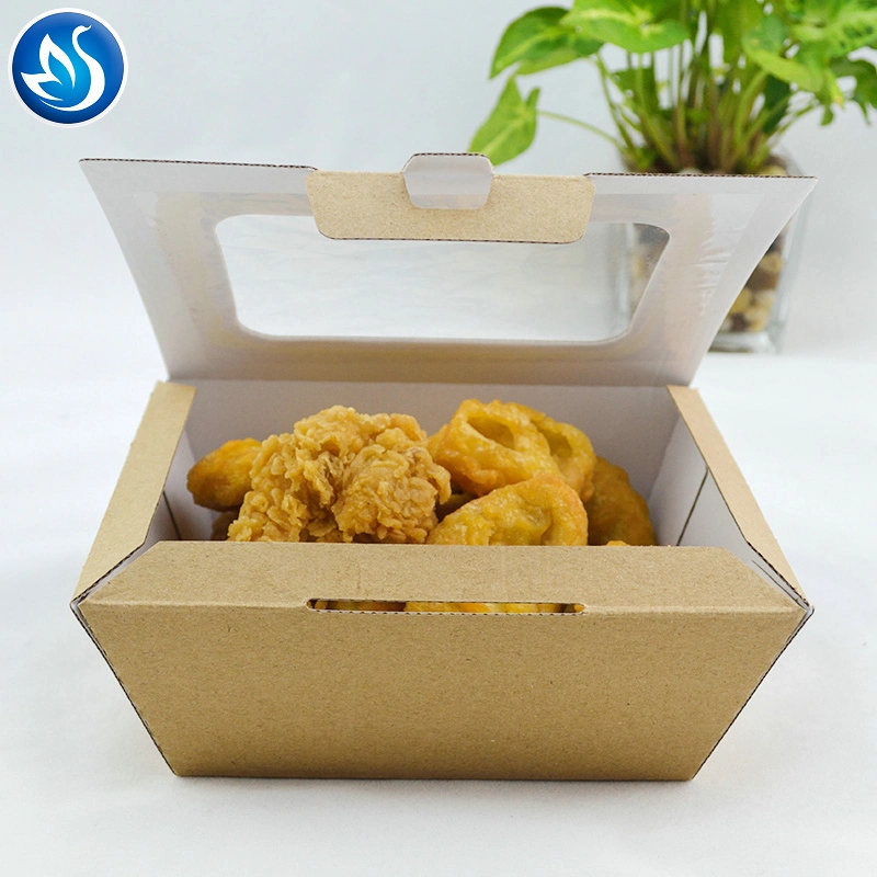 Customized Food Packaging Fried Chicken Box French Fries Box Disposable Fried Chicken Chip Box