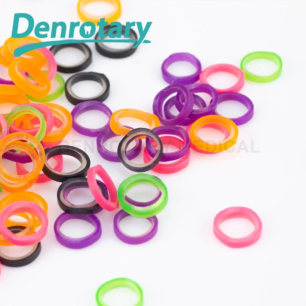 Dental Latex-Freies Gummiband Brace Orthodontisches Material High-Quallity Elastic Gummiband