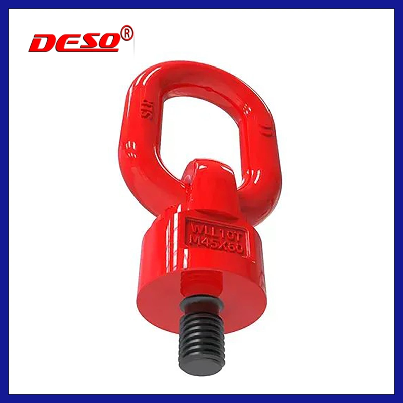 Rigging Hardware Rotating Lifting Screw Point / G80 Swivel Eye Bolt Hoist Ring