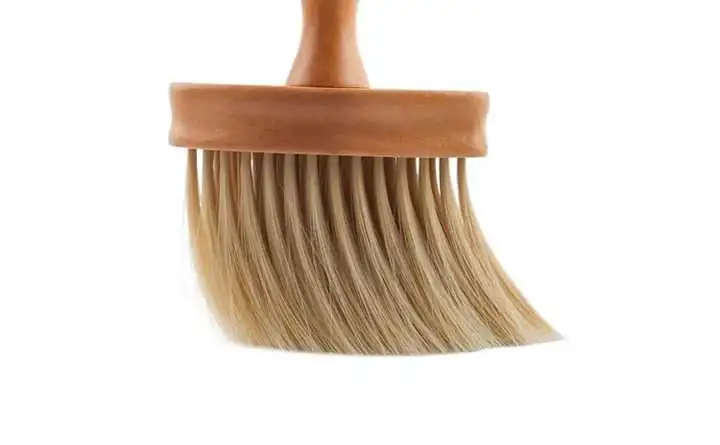 Coiffure nettoyage des cheveux balayage manche en bois Barber Neck brosse Duster