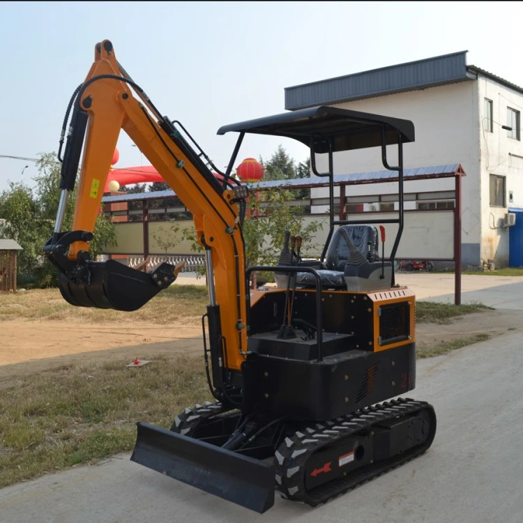 Mini Excavator 1.5 Ton Bagger Cheap Excavators Hydraulic Crawler Mini Bagger Digge Mini Excavator 1.7 Ton