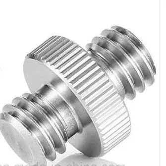 Made in China Double Head Stud Adapter 3/8" Male to 3/8" Male Thread Camera Screw for Flash Mount Holder Stand