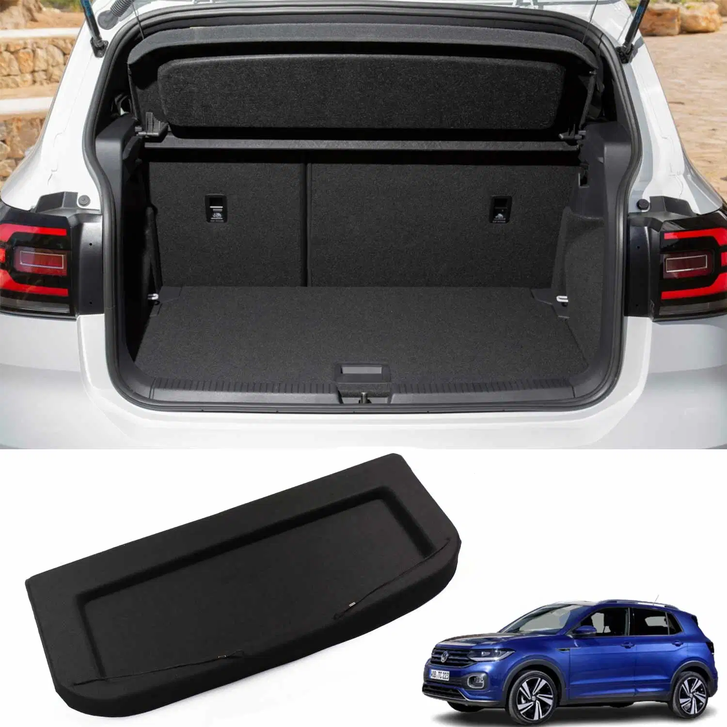 OEM ODM Automotive Retractable Cargo Cover Parcel Shelf Rear Trunk Curtain for BMW Benz Jeep Nissan Toyota Honda Volvo Subura VW Ford.