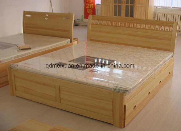 Solid Wooden Bed Modern Beds (M-X2838)