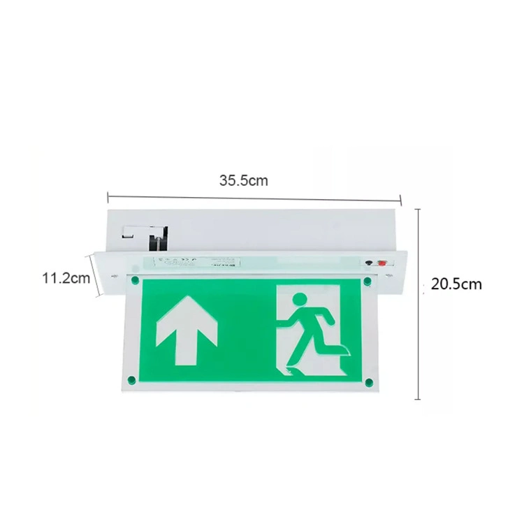 3W Fire Emergency Exit Indicator Light LED Luminous Safety Sign