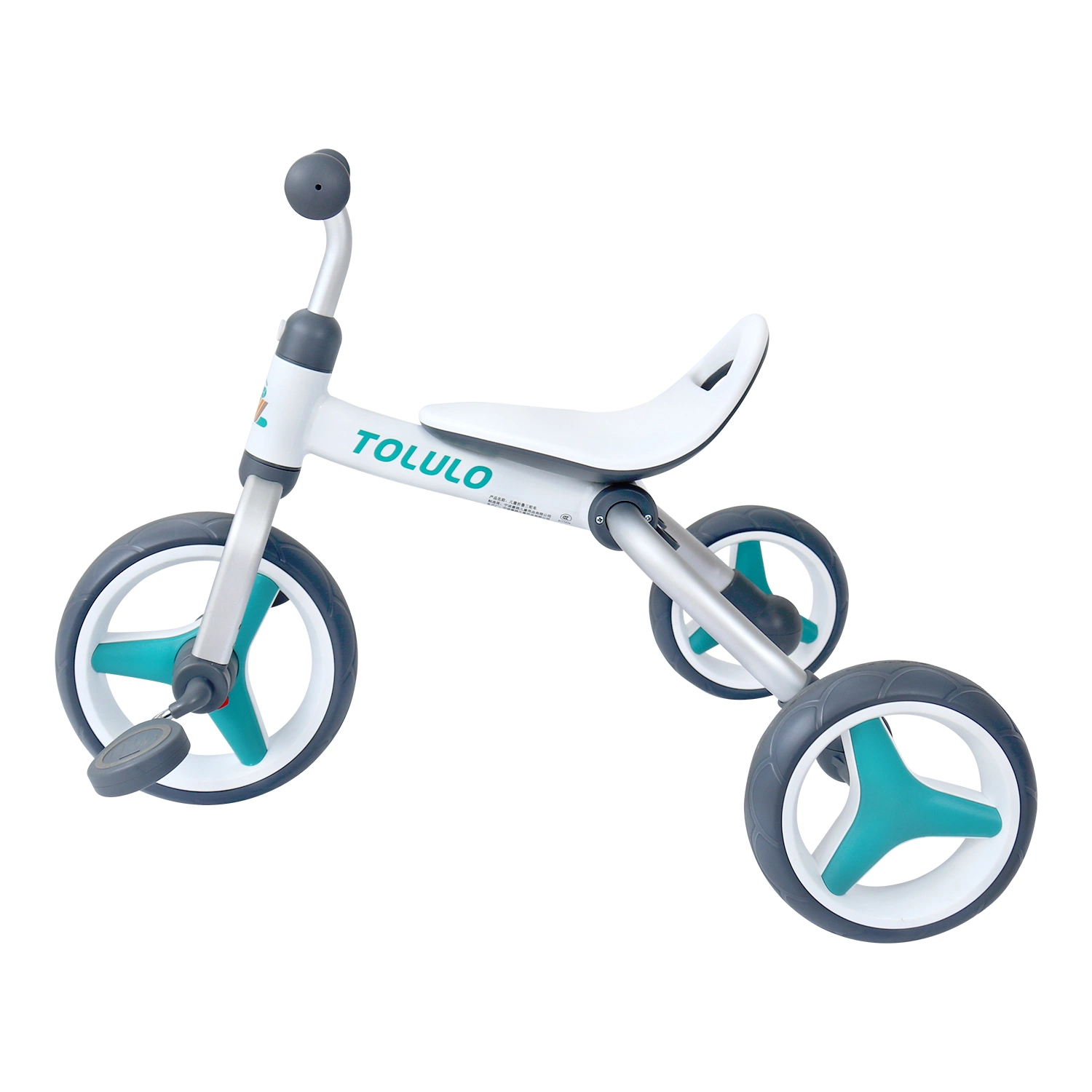 Kids Ride on Toy Bike Folding Baby 8 Inch 3 Wheel Balance Bike Bycicle Aluminum Cycle for Baby Kids Girls