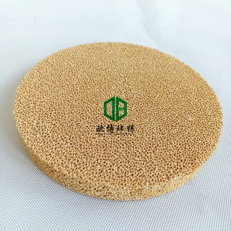 Obbo Zirconia Ceramic Foam Filter для чугуна с расплавленной сталью Фильтрация