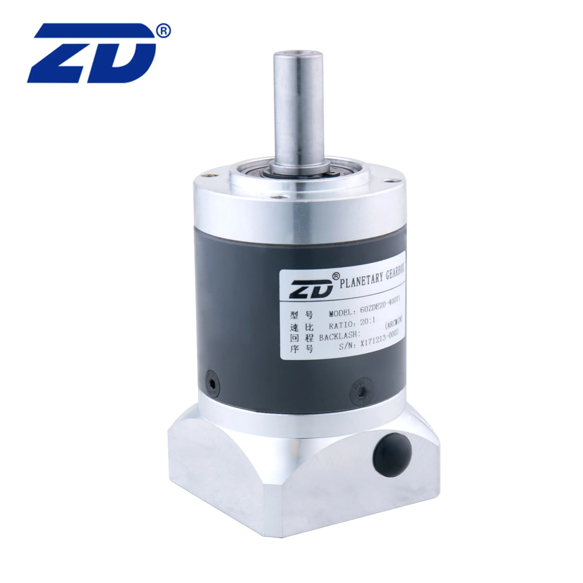 ZD Round Mounting Flange Spur Gear Planetary Gearbox