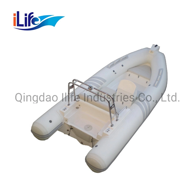 Ilife 1.2 mm PVC Hot Sale 520c Fiberglass Bottom Passenger Boat with Ce