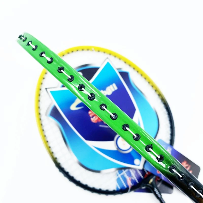 Verschiedene Farbe Kundengebundene Logo Großhandel/Lieferant Hohe Qualität Aluminium Badminton Tennisschläger 753