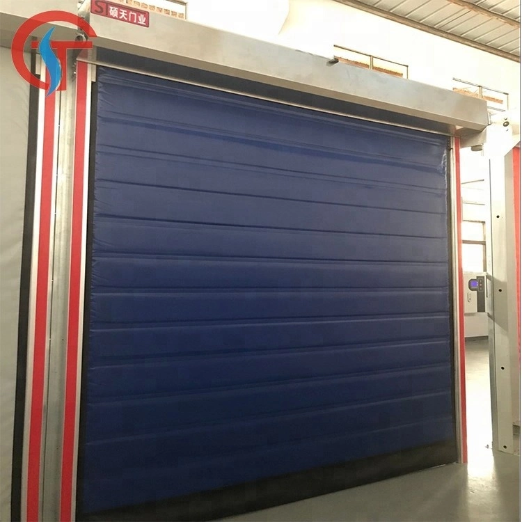 Kühlraum wärmeisolierte Hochgeschwindigkeits-Schnellrolltüren Für Kühllagerung