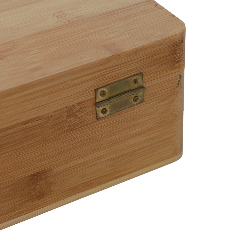 Caja organizadora de cajas de madera para guardar bolsas de té FSC&amp;BSCI