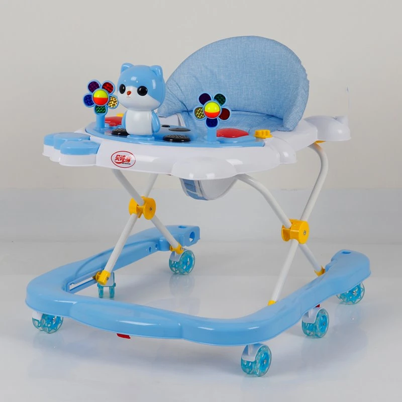 Wholesale/Suppliers Toys Round Baby Walker Music 6 Swivel Wheels Baby Walker