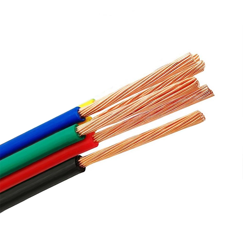 Fio elétrico com isolamento de PVC H07V-U, H07V-R, H07V-K de 2,5 mm2 Conductor de cobre