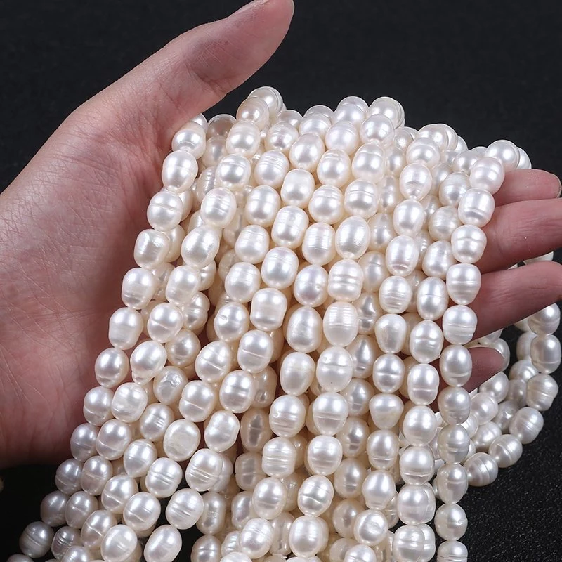 8-9mm Rice Shape Loose Pearl Wholesale/Supplier Freshwater Natural Rearl