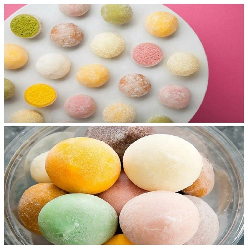 Super delicioso pequeño Daifuku Mochi con muchos sabores dulces snacks saludables la dieta alimentos con grasas