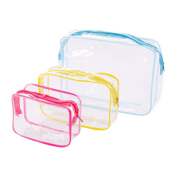 Women Makeup Bag Waterproof Clear PVC TPU Travel Cosmetic Case