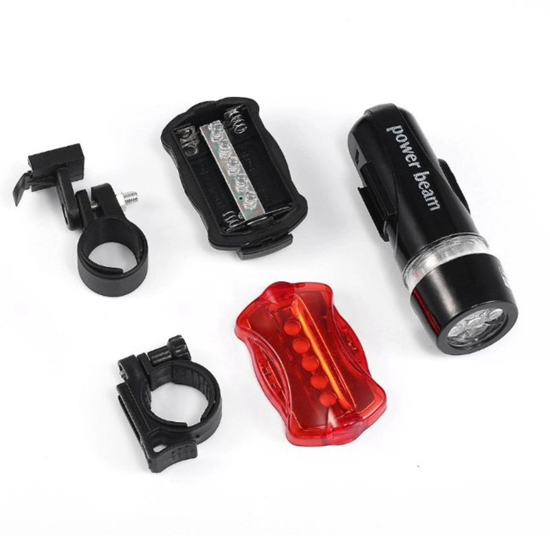 Attachable and Adjustable Front and Set Bicycle Lights Front and Back LED Bicycle Light Set