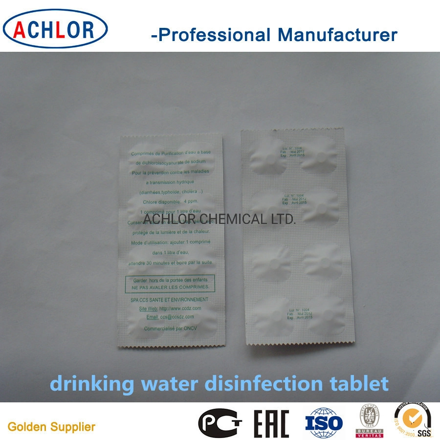 SDIC Chlorine Water Purfying Disinfection Tablets for Dringing Water