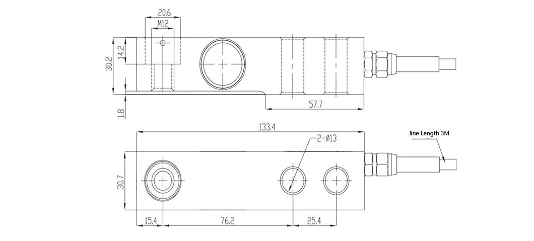 Kunwei Shear Beam 100kg 200kg 500kg Weighing Load Cell Sensor for Scale