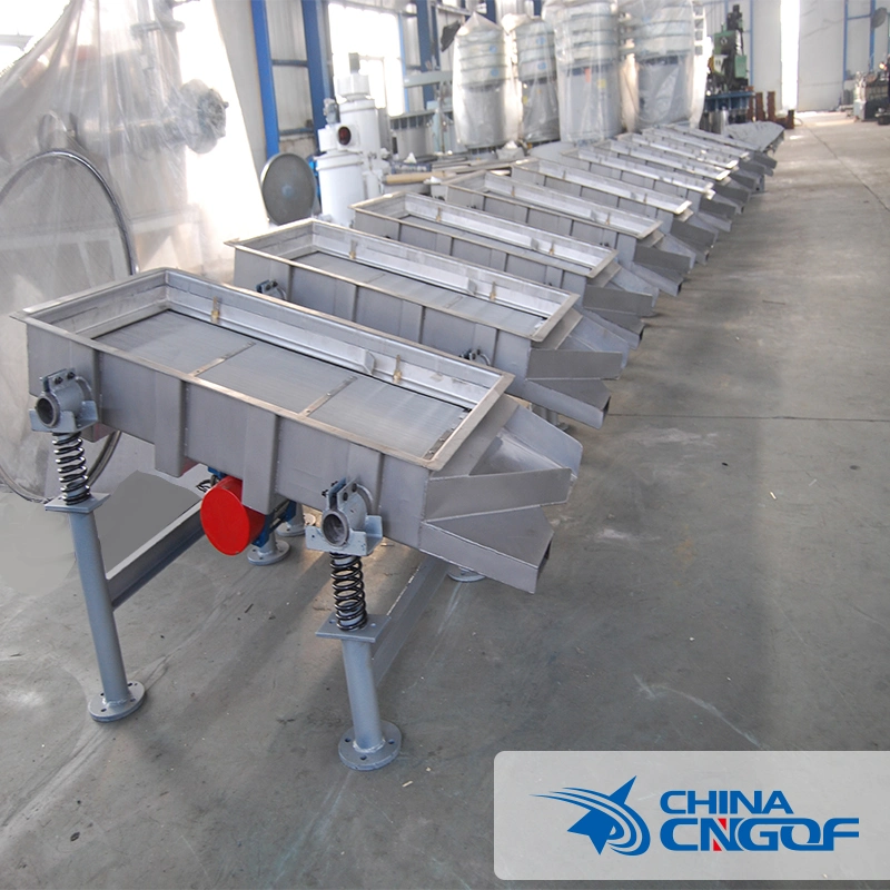 Small Particle Efficient Automation Linear Vibrating Screen Sieving Machine